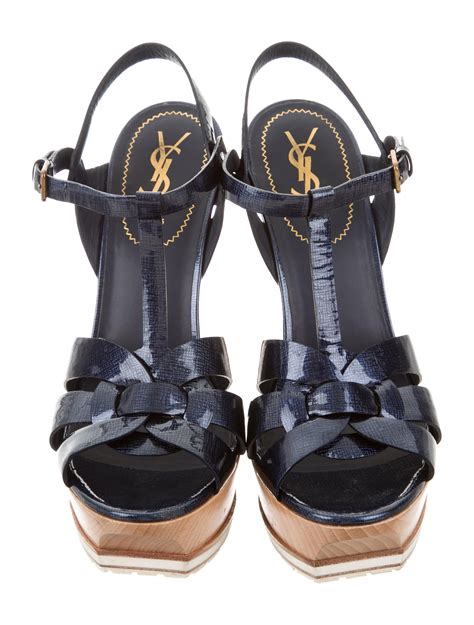 ysl yves saint laurent tribute t-strap sandals|Saint Laurent tribute sandal sale.